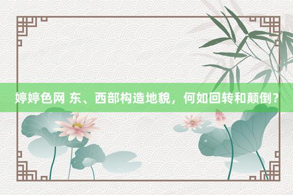 婷婷色网 东、西部构造地貌，何如回转和颠倒？
